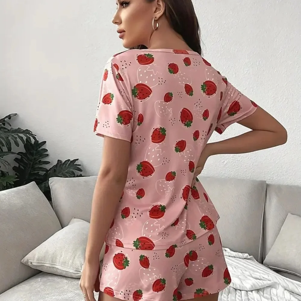 Strawberry Pajama Set Size M